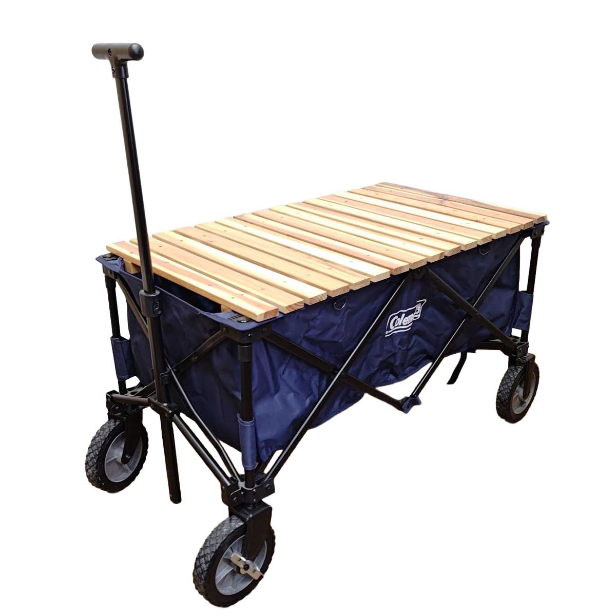 【中古】コールマン アウトドアワゴン AP ＋ マルチワゴンボード セット ネイビー Coleman アルペン限定カラー