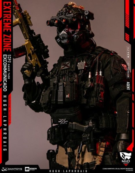 DAMTOYS EXTREME ZONE Agent HUGH LAPHROAIG 1/6 アクションフィギュア EBS002