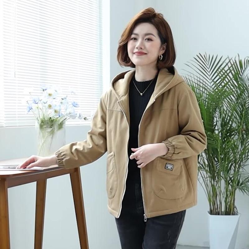 コート レディース 秋冬 きれいめ 厚手 綿 ジャケット あったか ゆったり ぽっちゃリ カジュアルジャケット シンプル ポケット付き レディースファッション