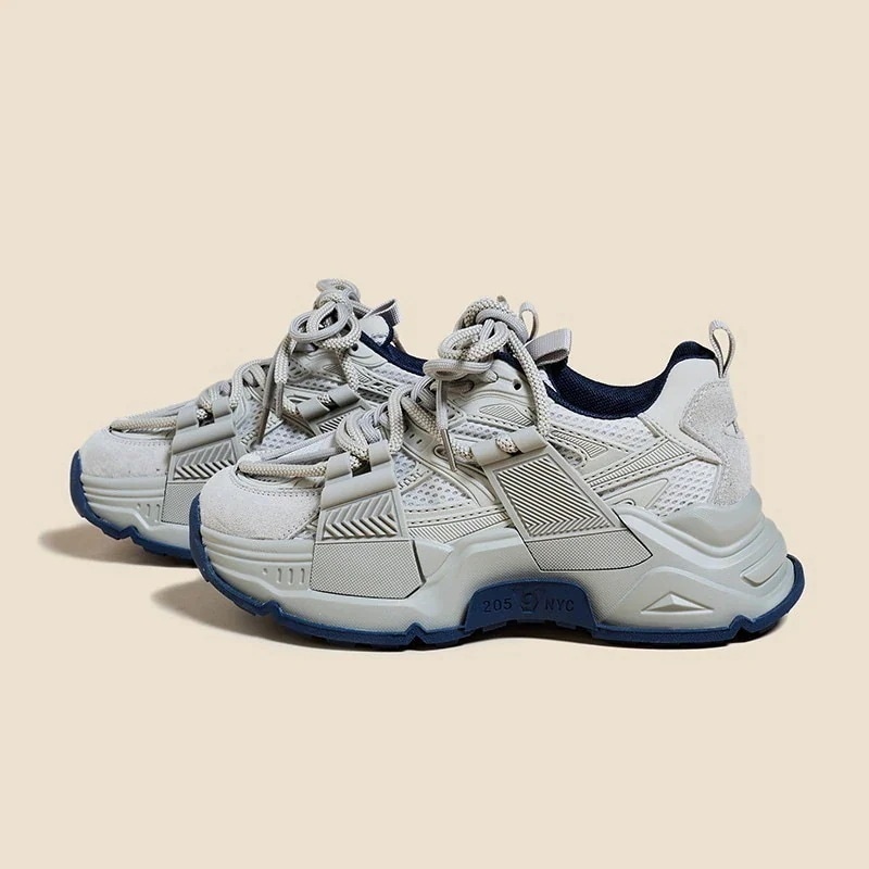 今年の流行 人気商品 2024春夏新作厚底スニーカーレディース滑り止め通気性フラットシューズ韓国ファッションローファー