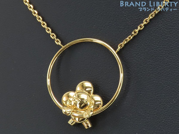 新品同様ルイヴィトンLOUISVUITTONネックレスヴィヴィエンヌスウィンギングペンダントゴールドM00799