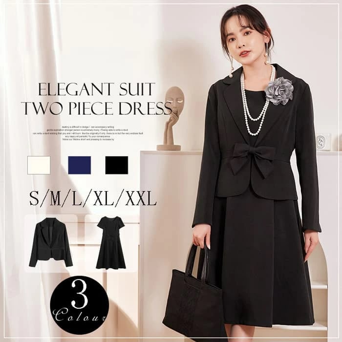 数量限定 ワンピーススーツ フォーマルスーツ レディース スーツ ママスーツ入学式 入園式 卒業式 卒園式 20代 30代 50代 40代 セレモニースーツ おしゃれ 黒 紺 ワンピース ジャケット