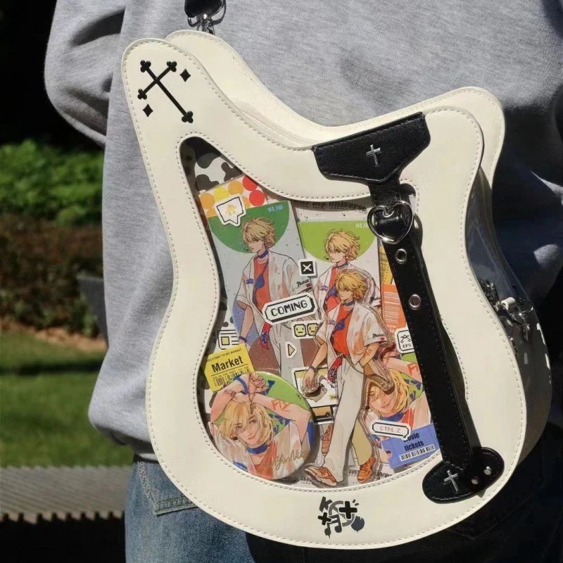 クロスボディバッグ 透明 ショルダーバッグ 人気 女