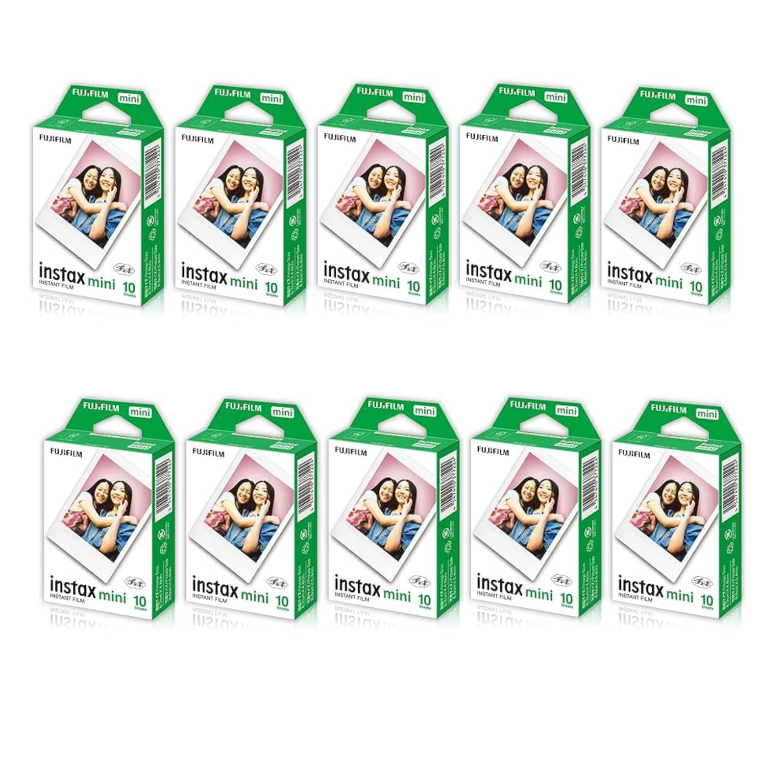 Fujifilm instax mini インスタントフィルム 10枚入り Fujifilm instax mini インスタントフィルム 10枚入り