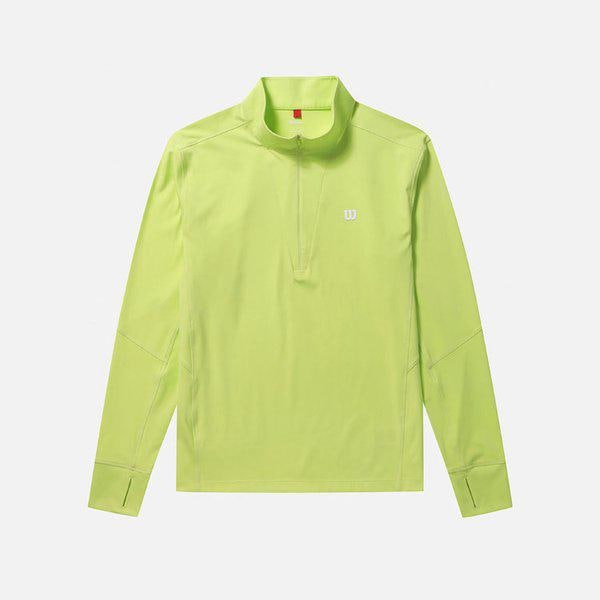 [] ソフトフレックス ハーフジップ 長袖Tシャツ W243001TTL92LIM