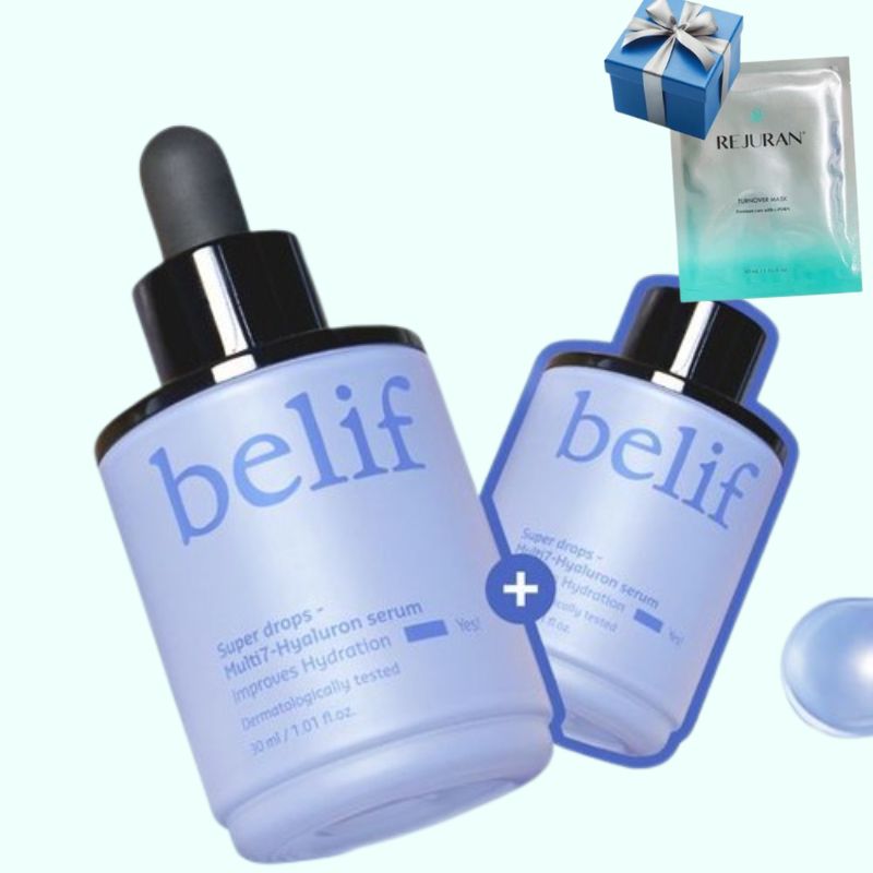【正規品】 1+1 スーパードロップス マルチ7 ヒアルロンセラム 30ml (ギフト+リジュランマスクパック1枚)