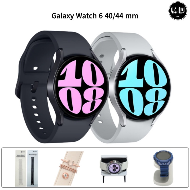 Watch6 40mm / 44mm (新商品) スマートウォッチ Wearable (LTE & Bluetooth みんなで使用可能)