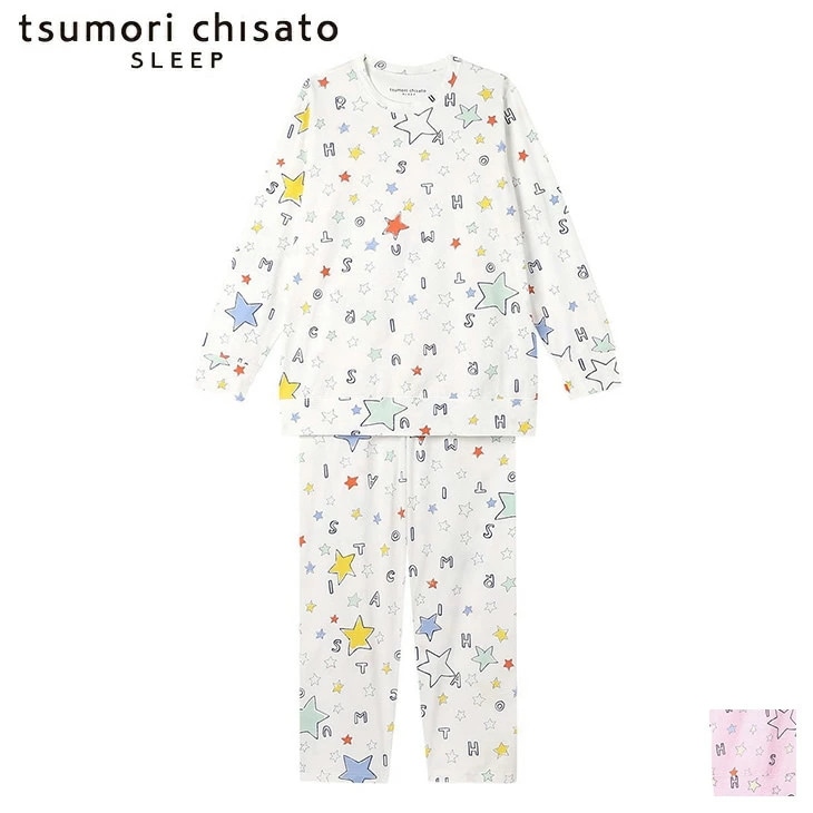 ツモリチサト tsumori chisato ワコール wacoal パジャマ ルームウェア 部屋着 長袖 夜空に輝く星座 ツモリチサトスリープ 寝間着 春夏 UDX558