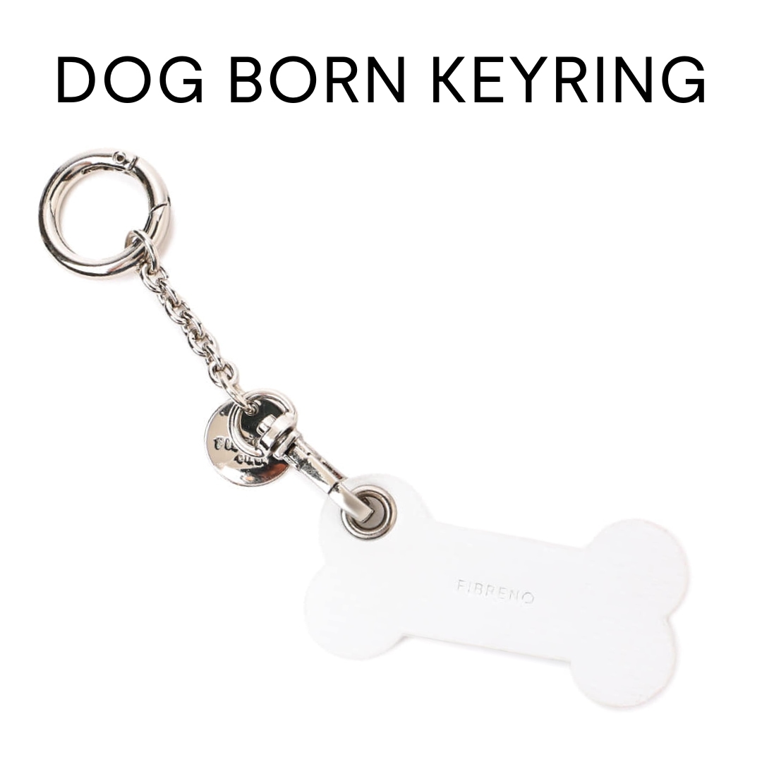 DOG BORN KEYRING / 犬の骨型のキーリング