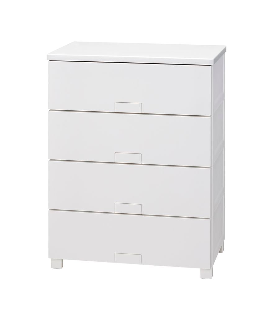 天馬 FCH-F6504W フィッツチェストフルフラット 6504 4段（ホワイト） FCHF6504W