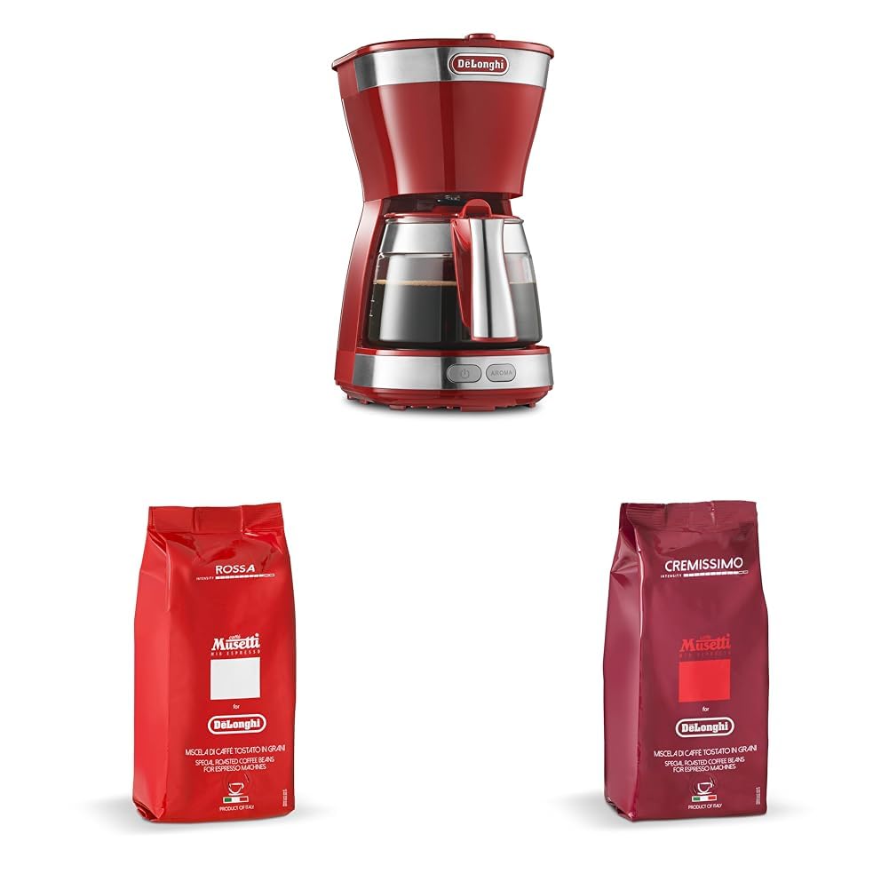 DeLonghi(デロンギ) De Longhiドリップコーヒーメーカー アクティブ ICM12011J-R コーヒー豆セット1