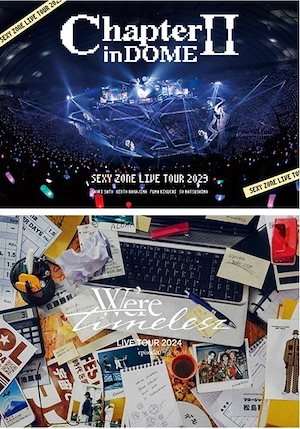 [2枚セット] We’re timelesz LIVE TOUR 2024 episode0／SEXY ZONE LIVE TOUR 2023 Chapter II in DOME Blu-ray