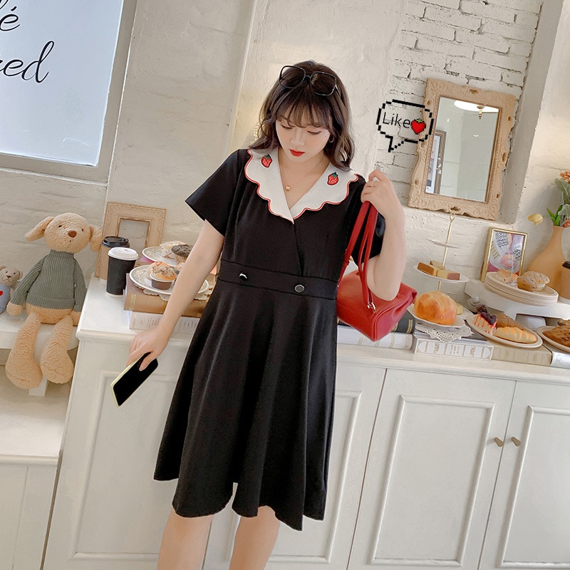 ワンピース 大きいサイズ 半袖 春夏 韓国 妊婦 マタニティ ゆったり きれいめ 3l 4xl 5l