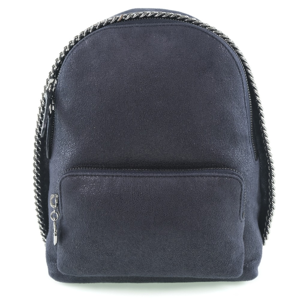 バックパック リュック・デイパック レザー ネイビー ユニセックス 中古品