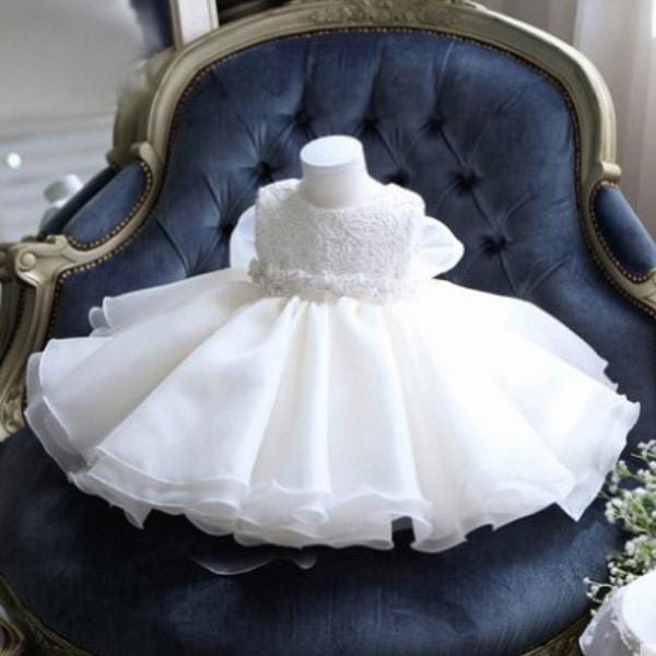 ベビードレス セレモニードレス キッズ 結婚式 ベビー服 ノースリーブ 誕生日 服 1歳 ワンピース 女の子 ベビー ドレス 赤ちゃん ワンピース レース 5,048円