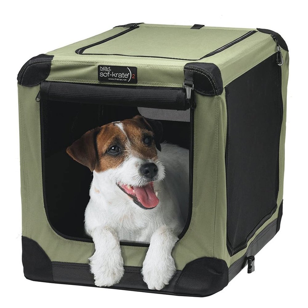 ソフクレート　ｎ２　Ｍ　小型犬　中型犬用　犬　キャリーバッグ　クレート（１３．６ｋｇまで）　アウトドア　防災　折りたたみ　ＣＲＣ40―67―15―05―00