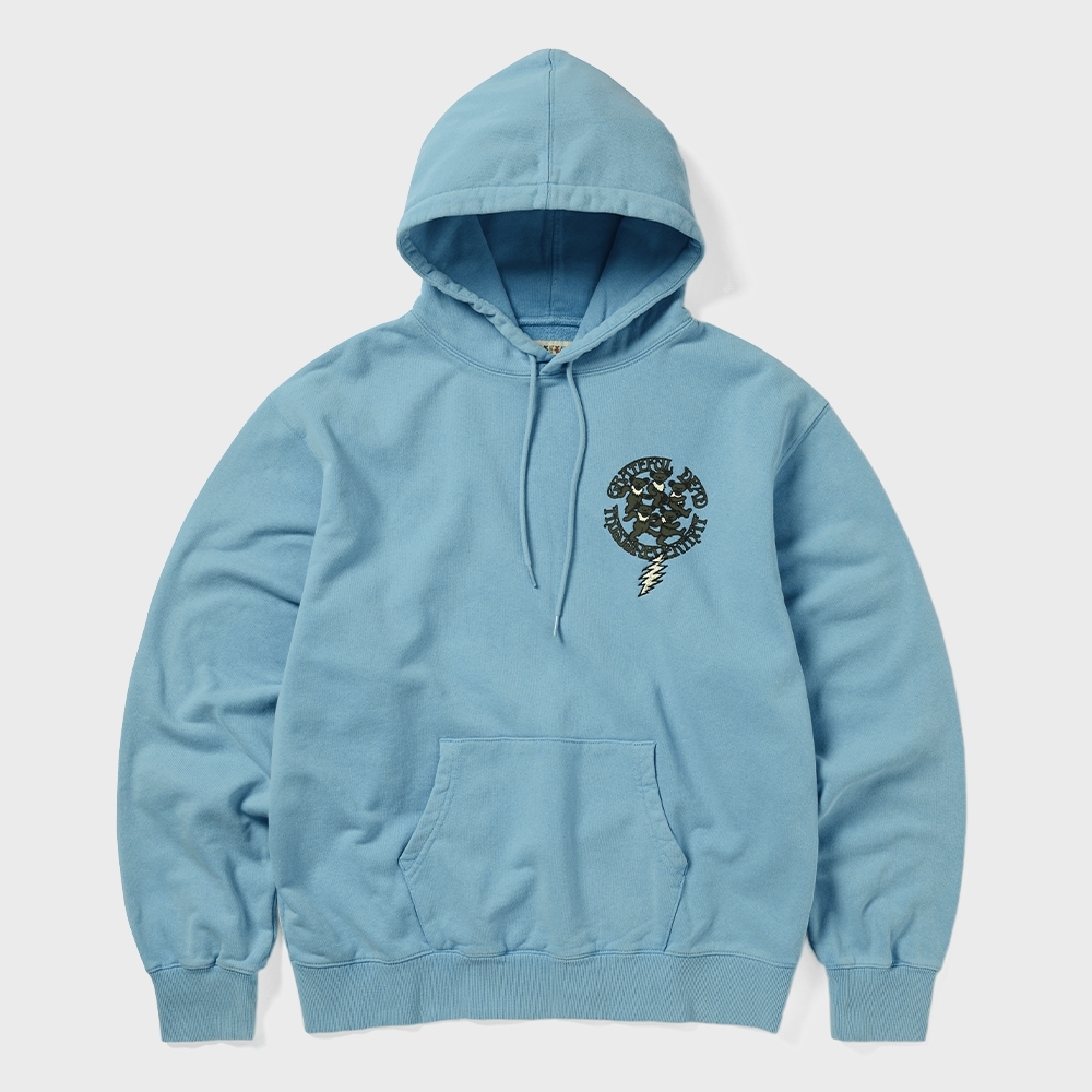 ディス・イズ・ネヴァー・ザット GD ライトニングパーカーライトブルー