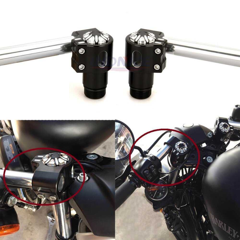 39mmフォークチューブエクステンション クリップハンドル セパハン ハーレー スポーツスター XL