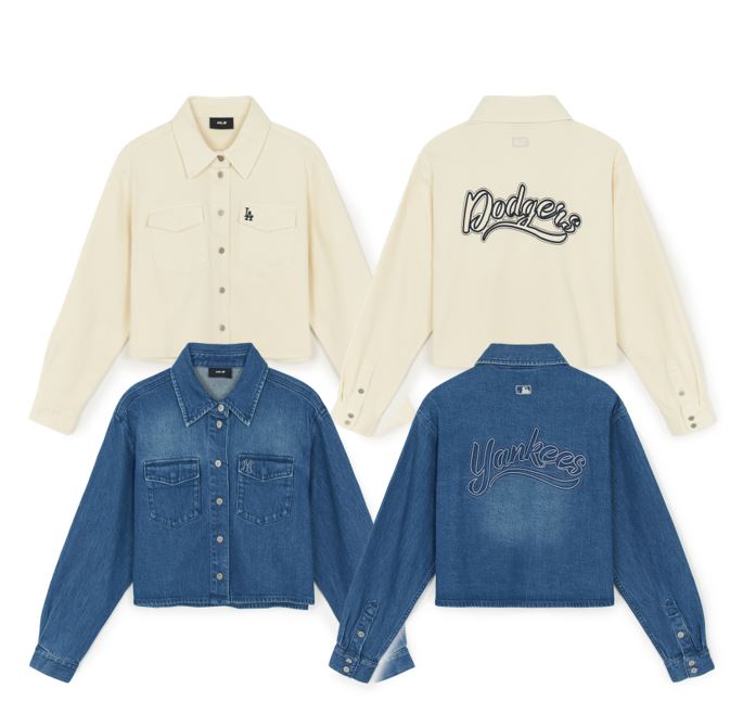 Womens Crop Denim Work Shirt (3FDRV0154-07CRS, 3FDRV0154-50INS)