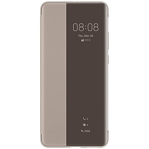 P40 PRO SMART VIEW FLIP COVER スマホケース 手帳型 純正品 カーキ