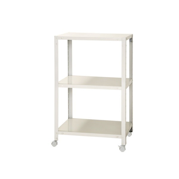 キタジマ 51070033301 NSTR-K333 ホワイト [スマートラック 3段 キャスター付] メーカー直送