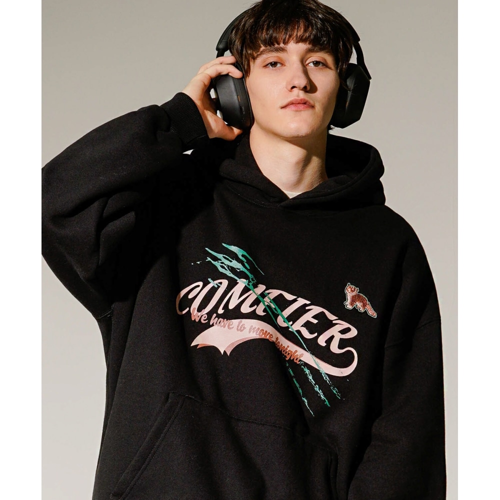 ツインコンピアフーディーブラック JYHD3545