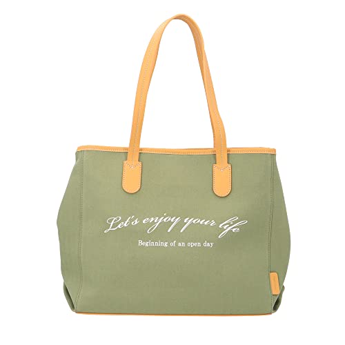 [レガートラルゴ] トートバッグ A4 Lusso LG-E1504 レディース オリーブ 5,624円