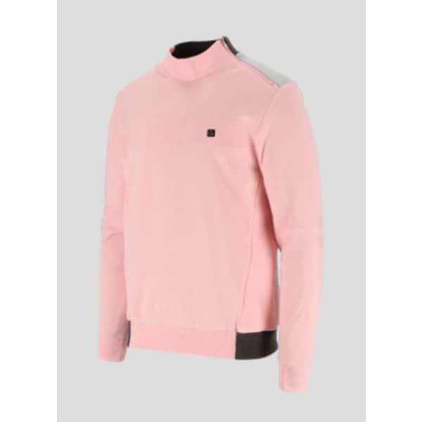 (6I73351 400) 2022年男性冬の背中ウーブンミックスラウンドネックセーター