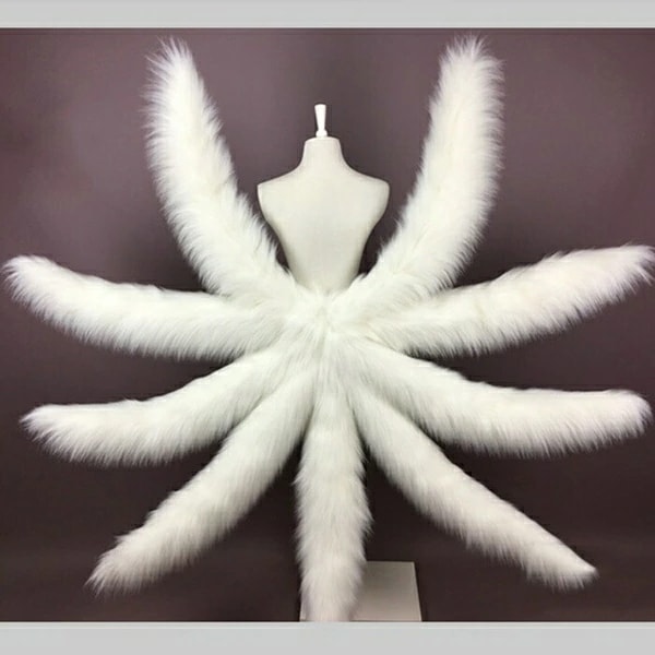 お見逃しなくコスプレ道具 狐の尻尾 再入荷 アニマル 動物 ピンク ホワイト 2colors 九尾 60cm 80cm 100cm 3タイプ モコモコ 文化祭 学園祭 コスチューム ハロウィン クリス