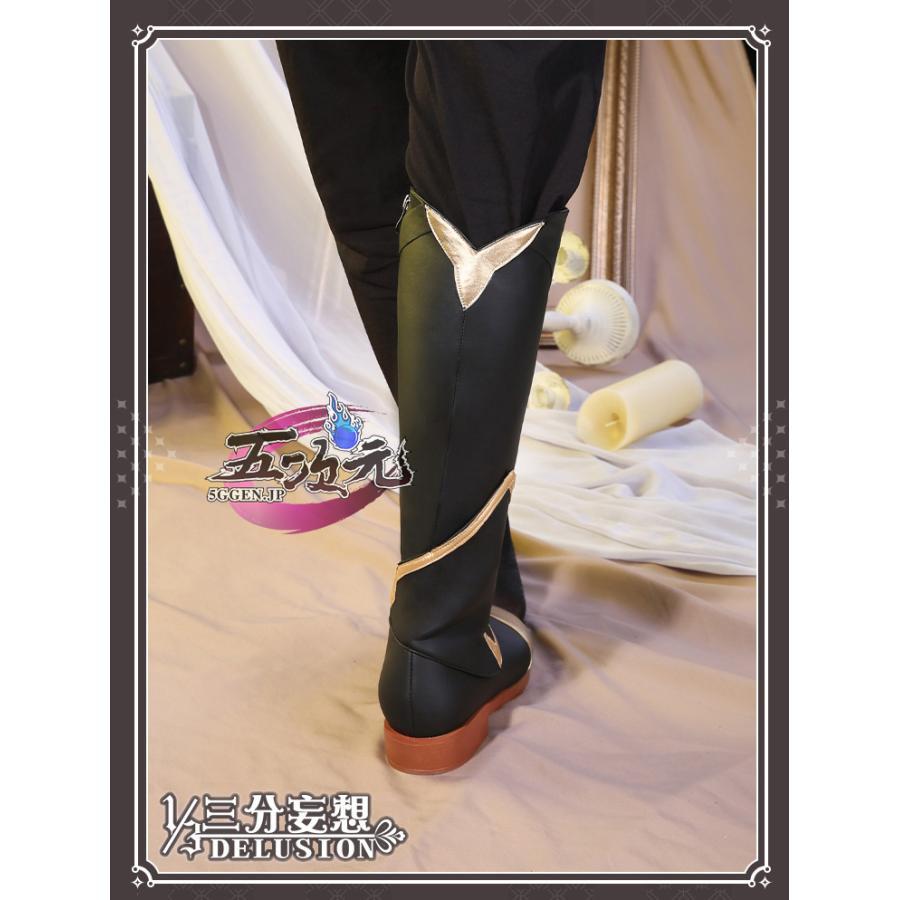 【予約商品】ハロウィン 三分妄想　原神　コスプレ　空　旅人　靴　　ブーツ