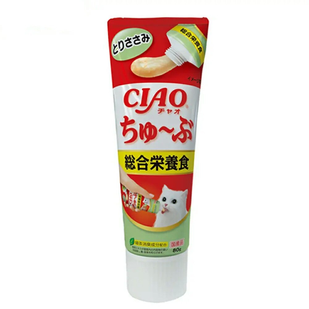 いなば　ＣＩＡＯ　チャオ　ちゅーぶ　総合栄養食　とりささみ　８０ｇX４８　ＣＲＣ35―04―20―20―10