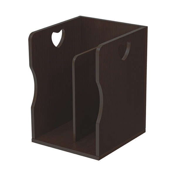 MM-6805DBRS2 ブックスタンド 2個組 ダークブラウン メーカー直送