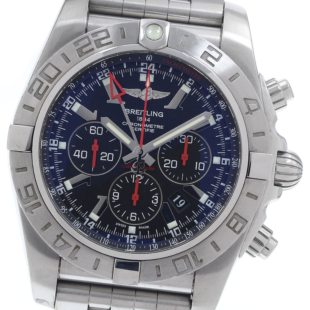 ブライトリング BREITLING AB0412 クロノマット GMT 2000本限定 自動巻き メンズ _945799【中古】