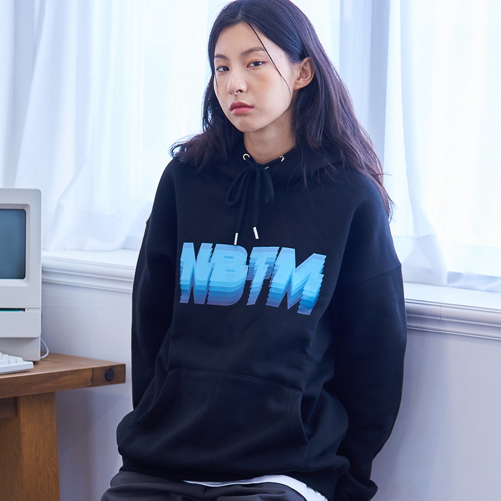 GRADATION HOODIE_black / 韓国ファッション