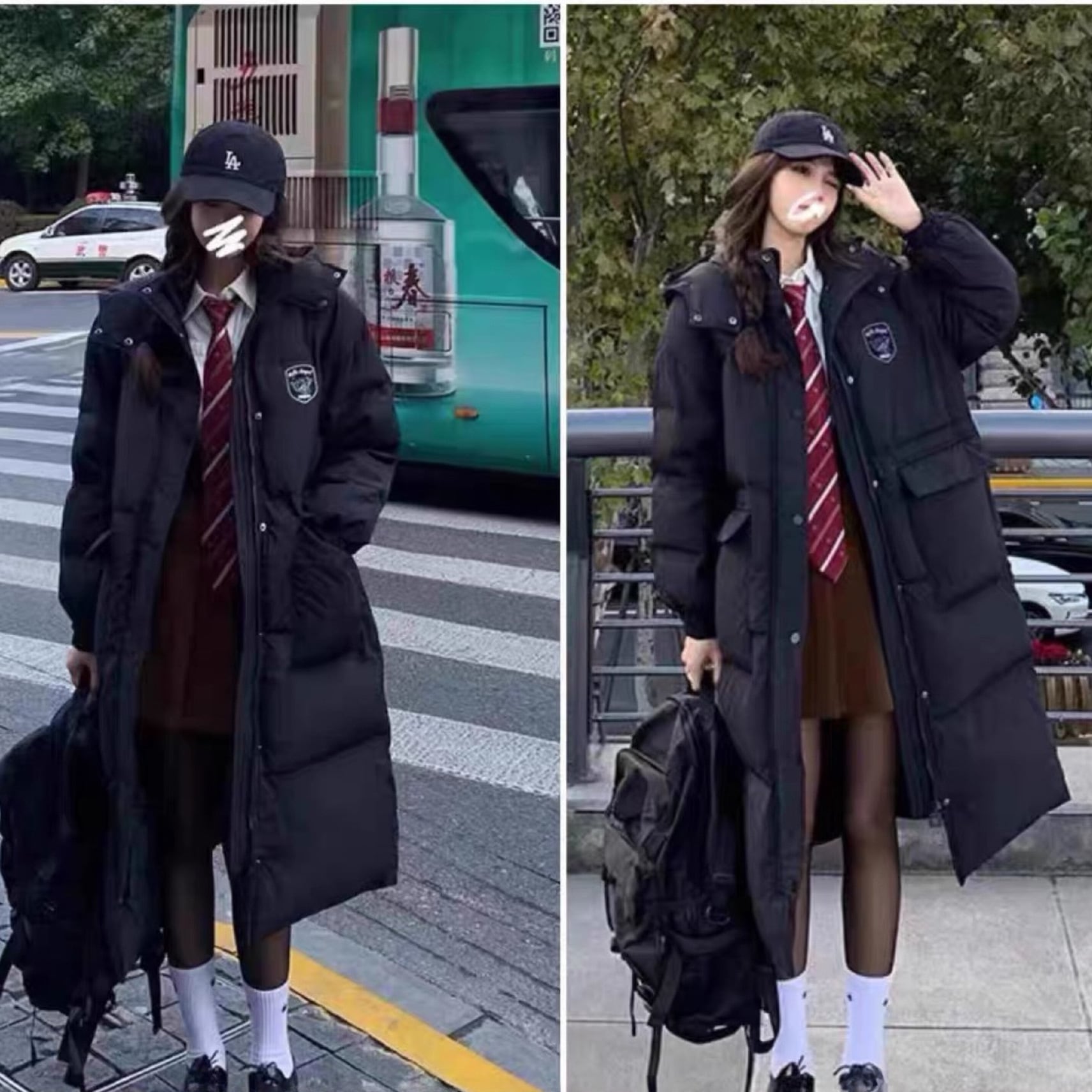 ダウンジャケット女性のための 2025 新しい jk カレッジスタイルミッド