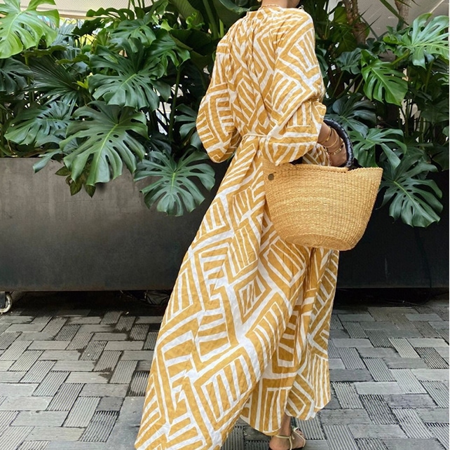 ワンピース ロングワンピース シャツワンピース ロング丈 袖付き 7分袖 Vネック ウエストマーク フレア かわいい 大人可愛い きれいめ シンプル カジュアル 大人 上品 おしゃれ かっこいい