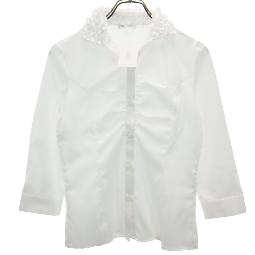 未使用 7分袖 シャツ ホワイト レディース