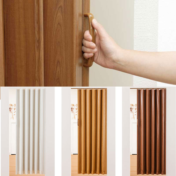 木目柄 アコーディオンドア 木目柄 オーダー(幅200cm高さ230cm迄)