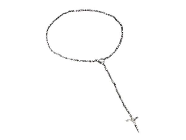 ネックレス ロザリオ メタル 105V D&G シルバー ジュエリー 小物 ブランド ペンダント ラグジュアリー ギフト 誕生日プレゼント 男性 彼氏 ユニセックス レディース【本物保証】