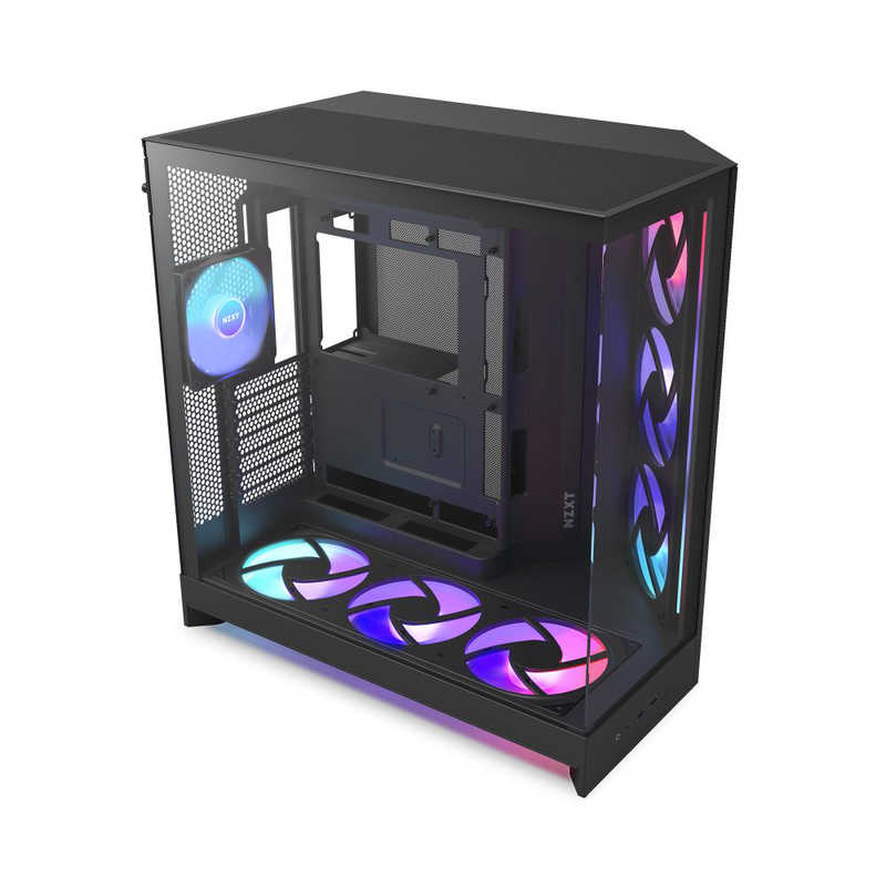 NZXT　PCケース [ATX / MicroATX / Mini-ITX] H9 FLOW RGB＋(2025) ブラック　CM-H92FB-P1 25,781円