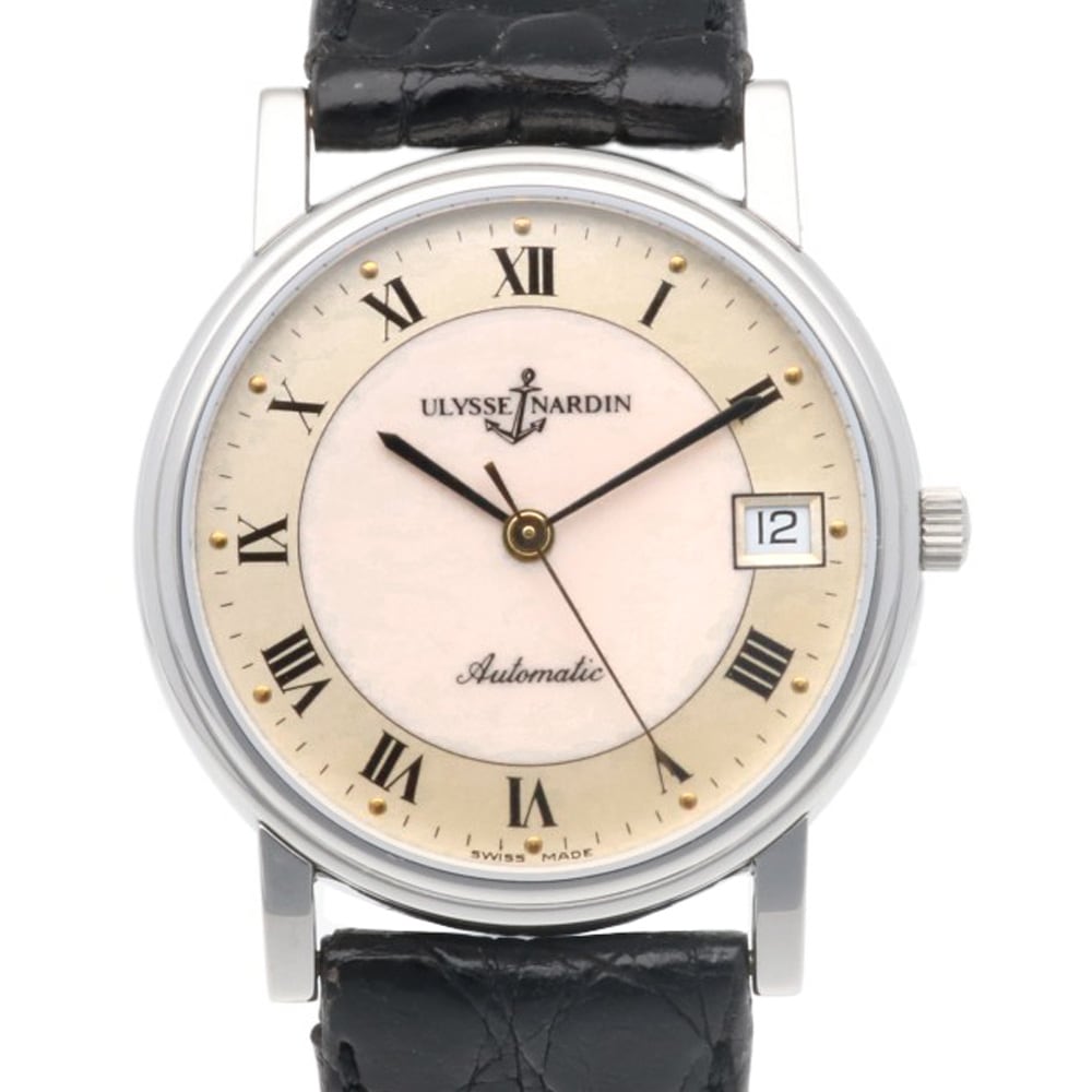 ユリス・ナルダン 腕時計 ステンレススチール 133-22 自動巻き 1年保証 Ulysse Nardin 中古