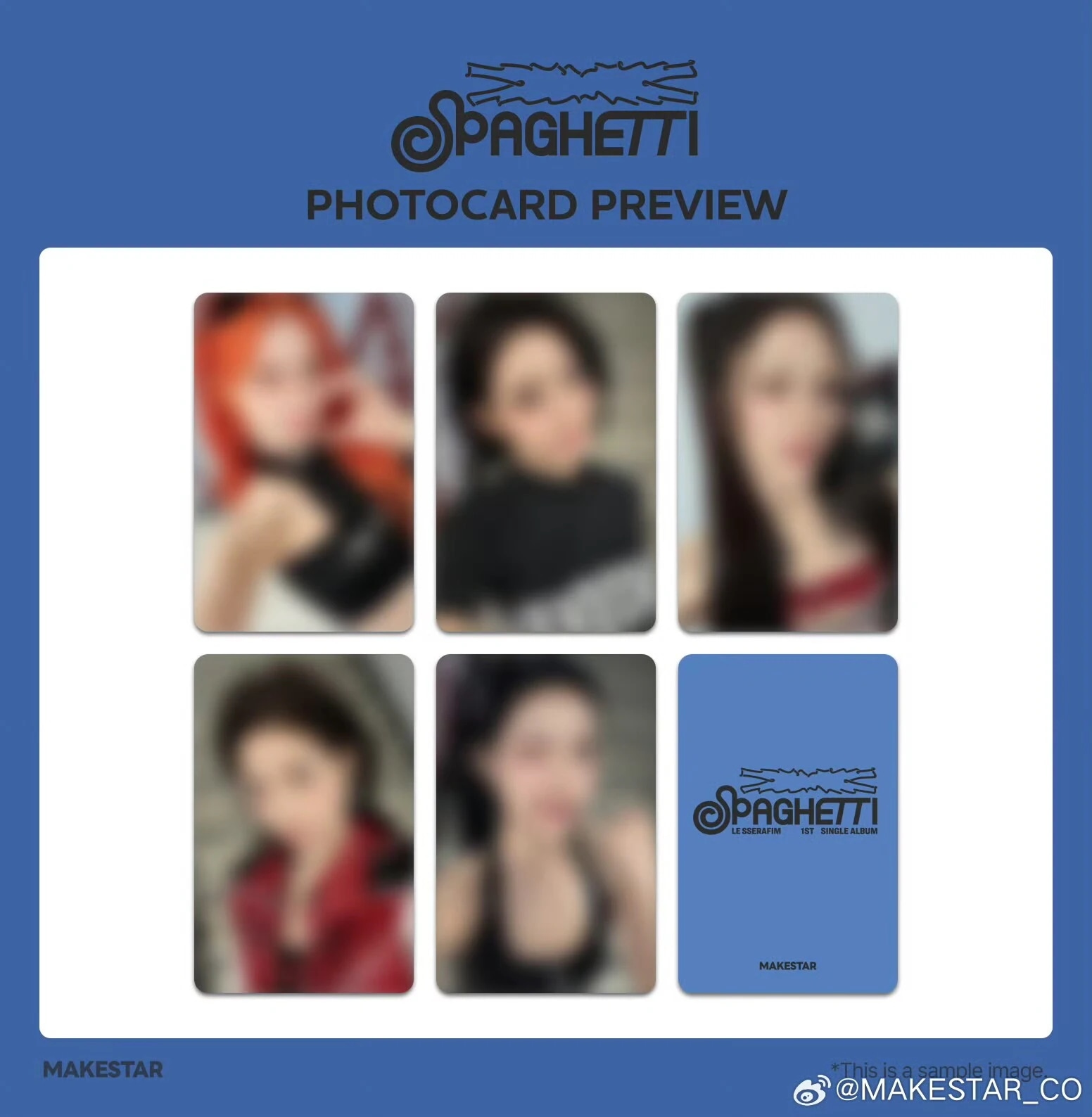 lesserafim ms4.0 spaghetti サイン会 トレカ 公式 特典 全員5枚セット