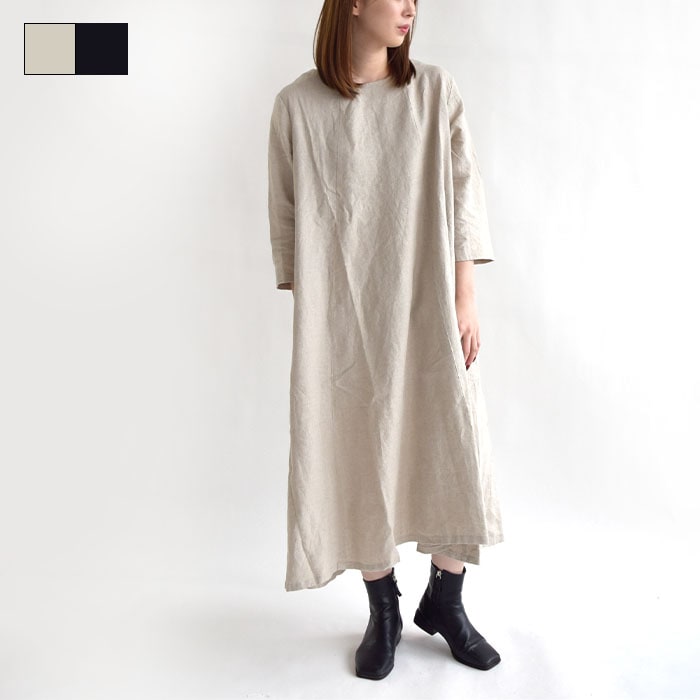 D*g*y レディース ワンピース リネンオックスワンピース オケージョン Aライン ノーカラー 麻 リネン 卒業式 入園式 入学式 フォーマル ゆったり D*g*y dgy
