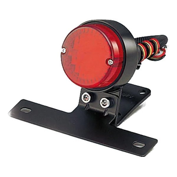 クラシックテールランプ ラウンドL ブラック 12V23/8W 218-3014