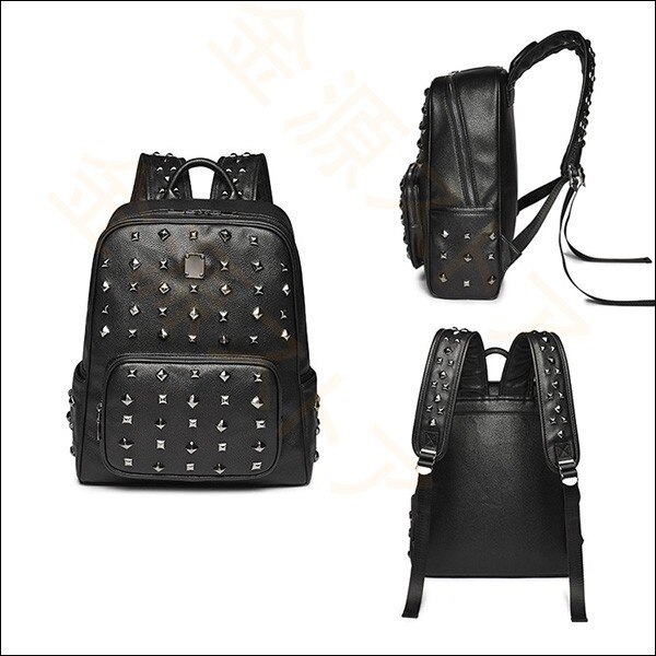 リュックサック PU ビジネス PC 通勤 通学 男女兼用 リュック A4 レトロ ビジネス