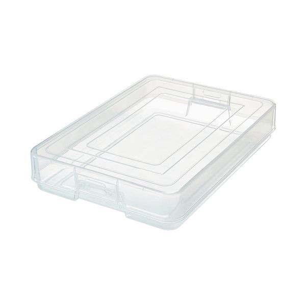 （まとめ）TANOSEE PPデスクトレーA4クリアホルダー対応 1個[x5セット]