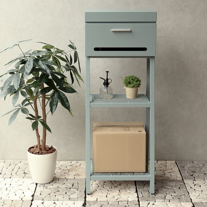 郵便ポスト スタンドポスト Orla オーラ SDM-044 ブルーグレー