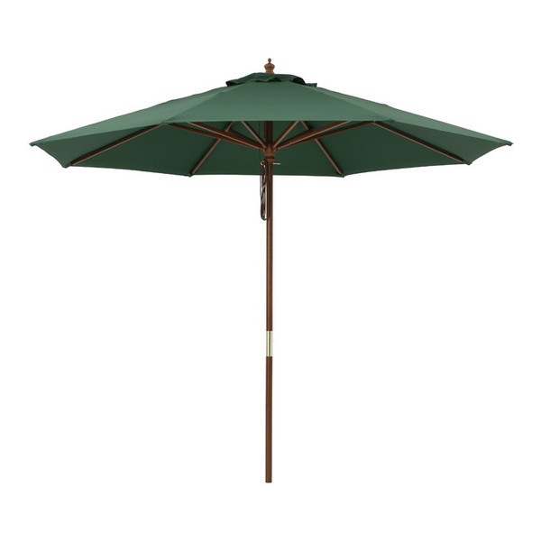 PAS-27G ウッドパラソル 2.7m グリーン メーカー直送 11,863円