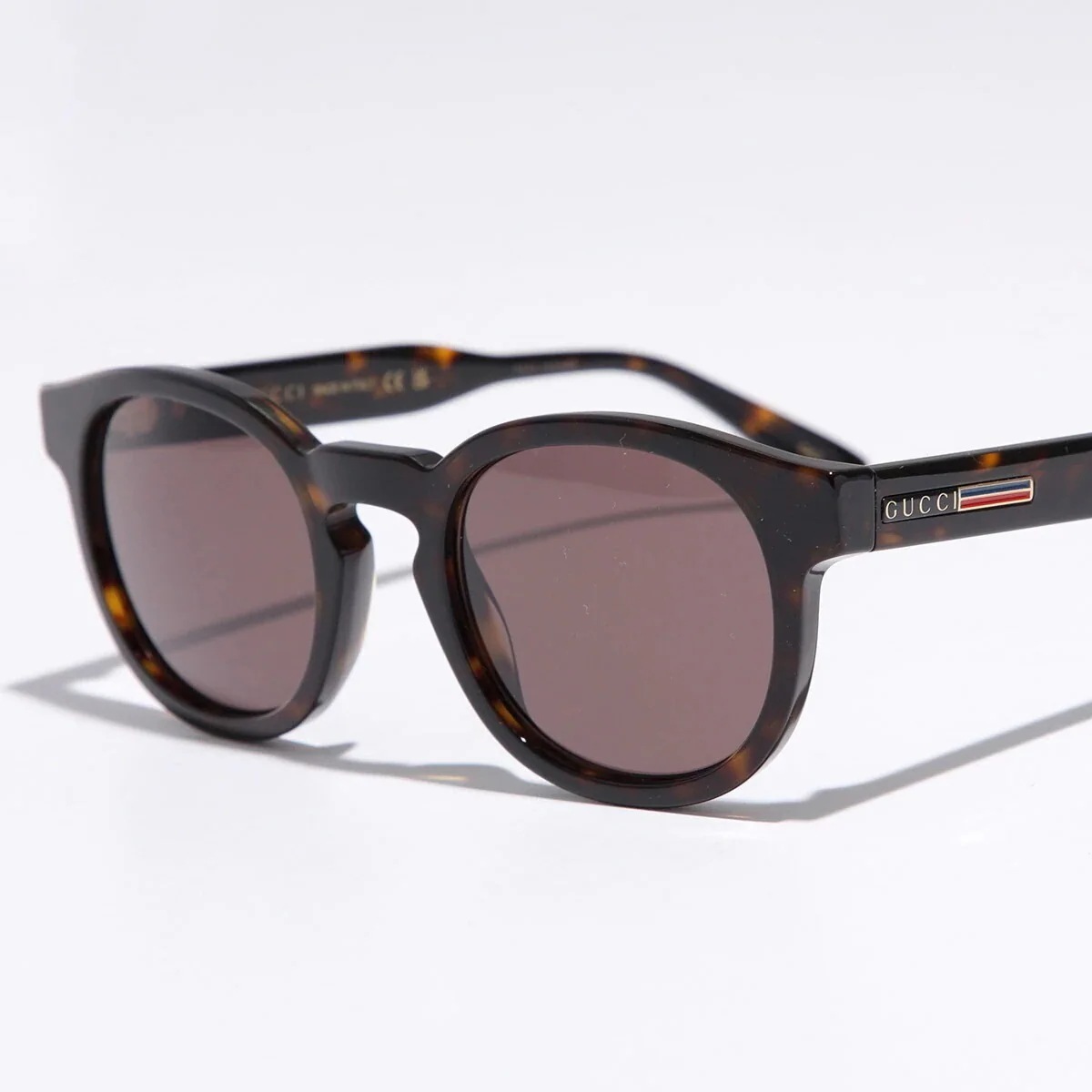 GUCCI グッチ サングラス GG0825S レディース ボストン型 フルリム セルフレーム ロゴ アイウェア 002/HAVANA-HAVANA-BROWN