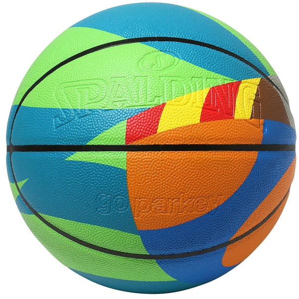 SPALDING スポルディング ゴーパーキー マルチカラー 7号球 バスケットボール 競技ボール7号 77486J
